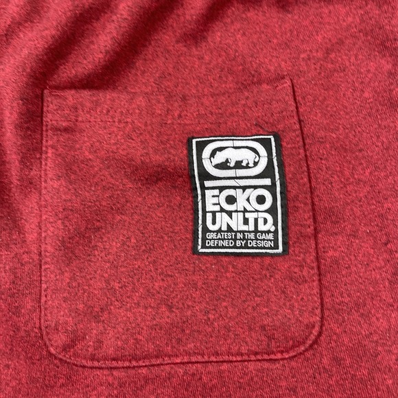 Ecko Unltd Men's Sweatpants Fleece Jogger Embroidered Leg Hit Logo Medium - Picture 7 of 8